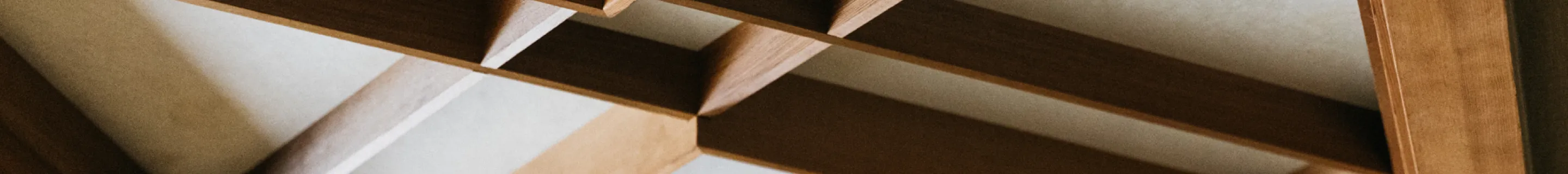 Wooden ceiling structure